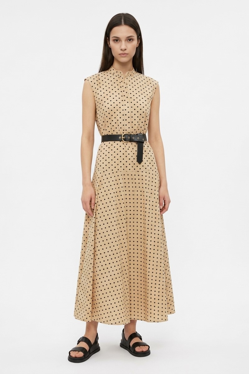 Платье хлопковое в горох "26  MAXMARA  WEST/003
