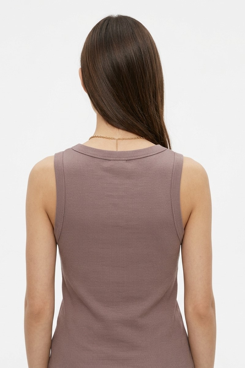 Майка трикотажная коричневая "26 MAXMARA SETA