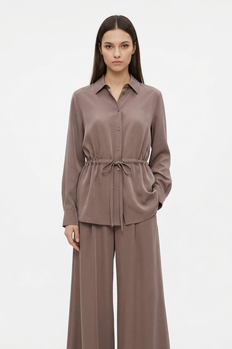 Жакет трикотажный коричневый "26 MAXMARA  PASSO