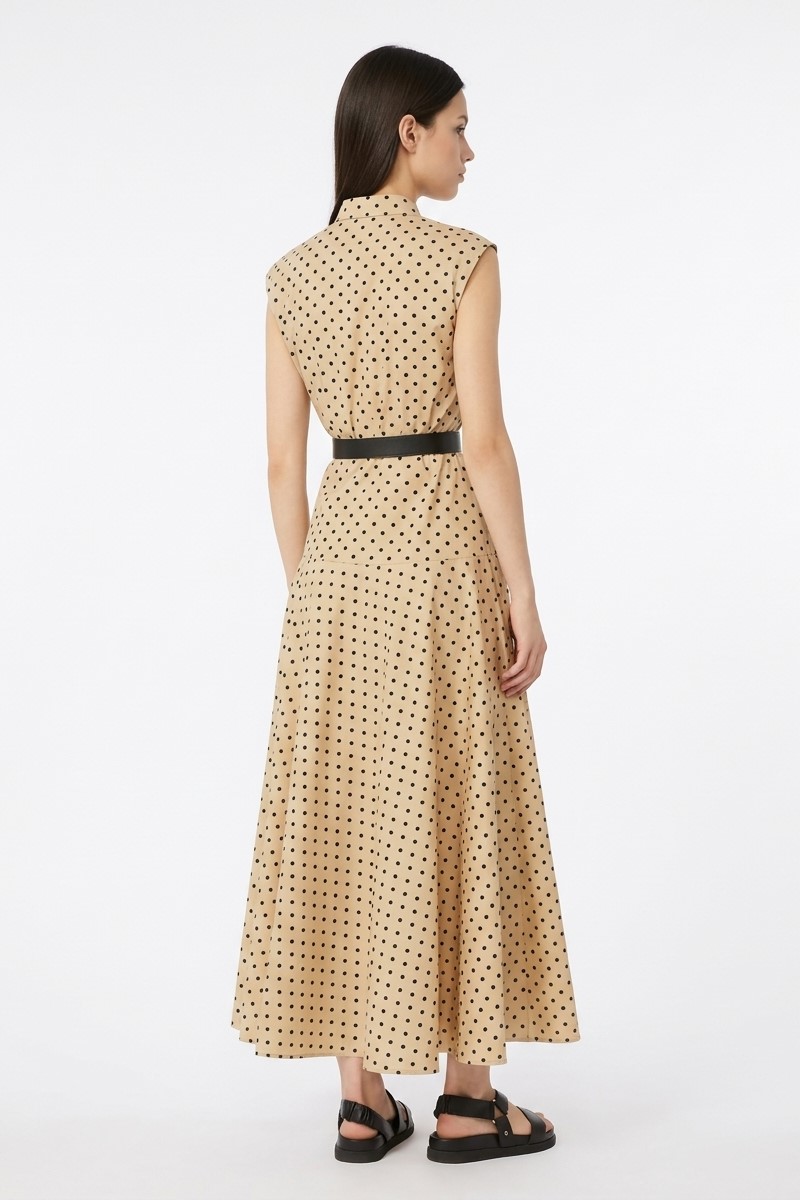 Платье хлопковое в горох "26  MAXMARA  WEST/003