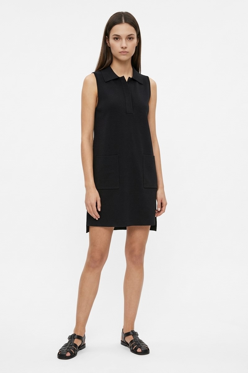 Платье трикотажное черное "26 MAXMARA  SAGGINA