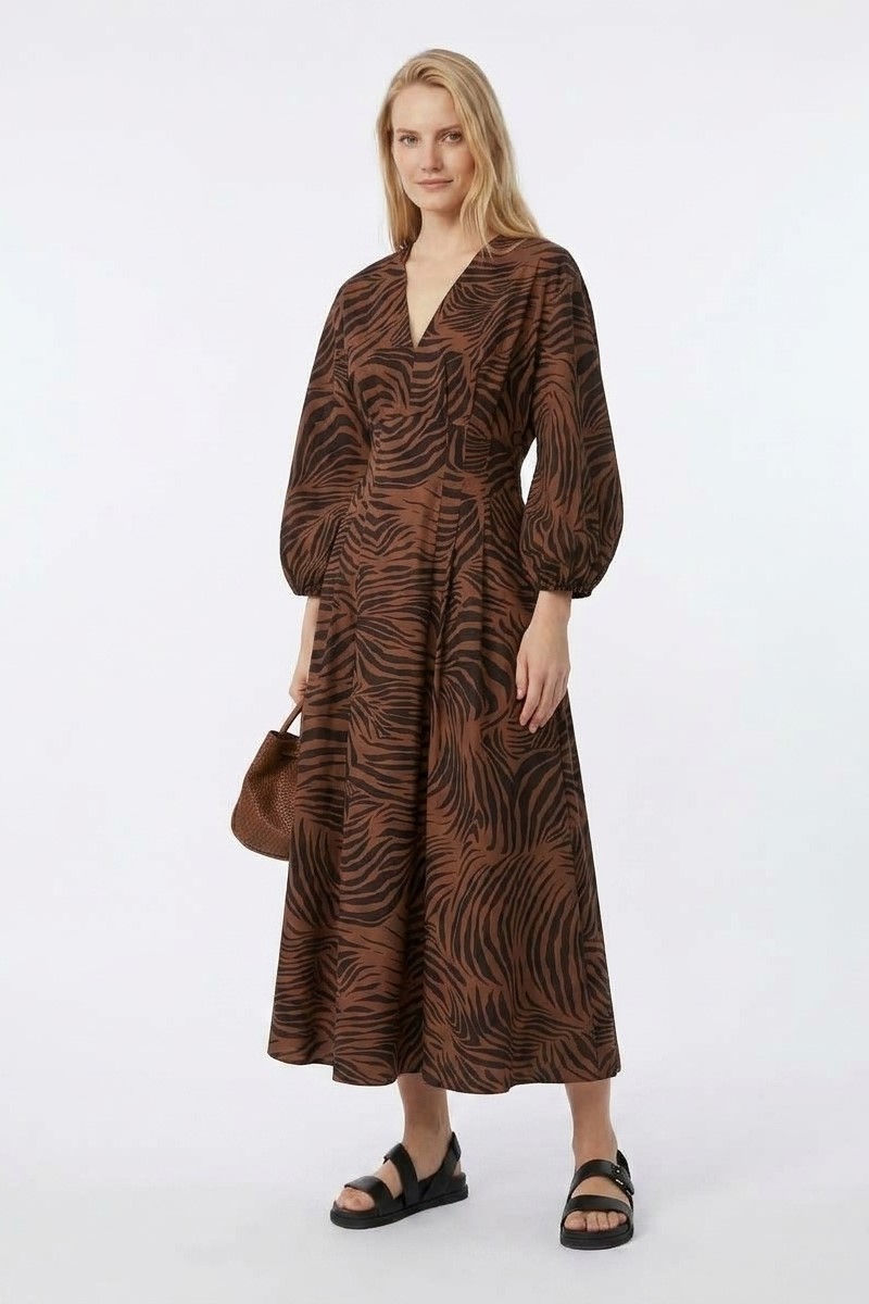 Платье макси с принтом "26 MAXMARA  ASTICE/002