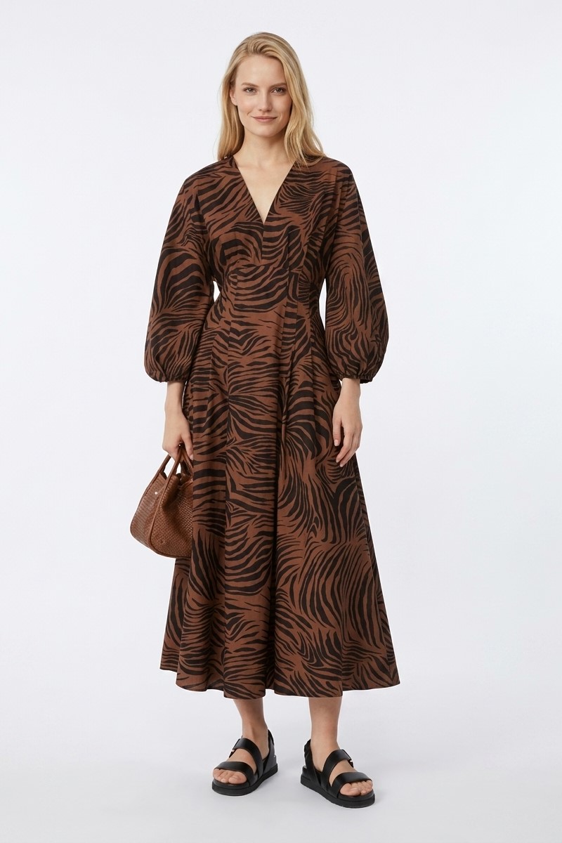 Платье макси с принтом "26 MAXMARA  ASTICE/002