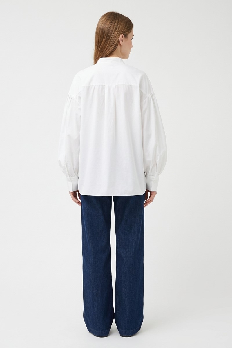Блуза белая хлопковая "26 MAXMARA  GINNASTA