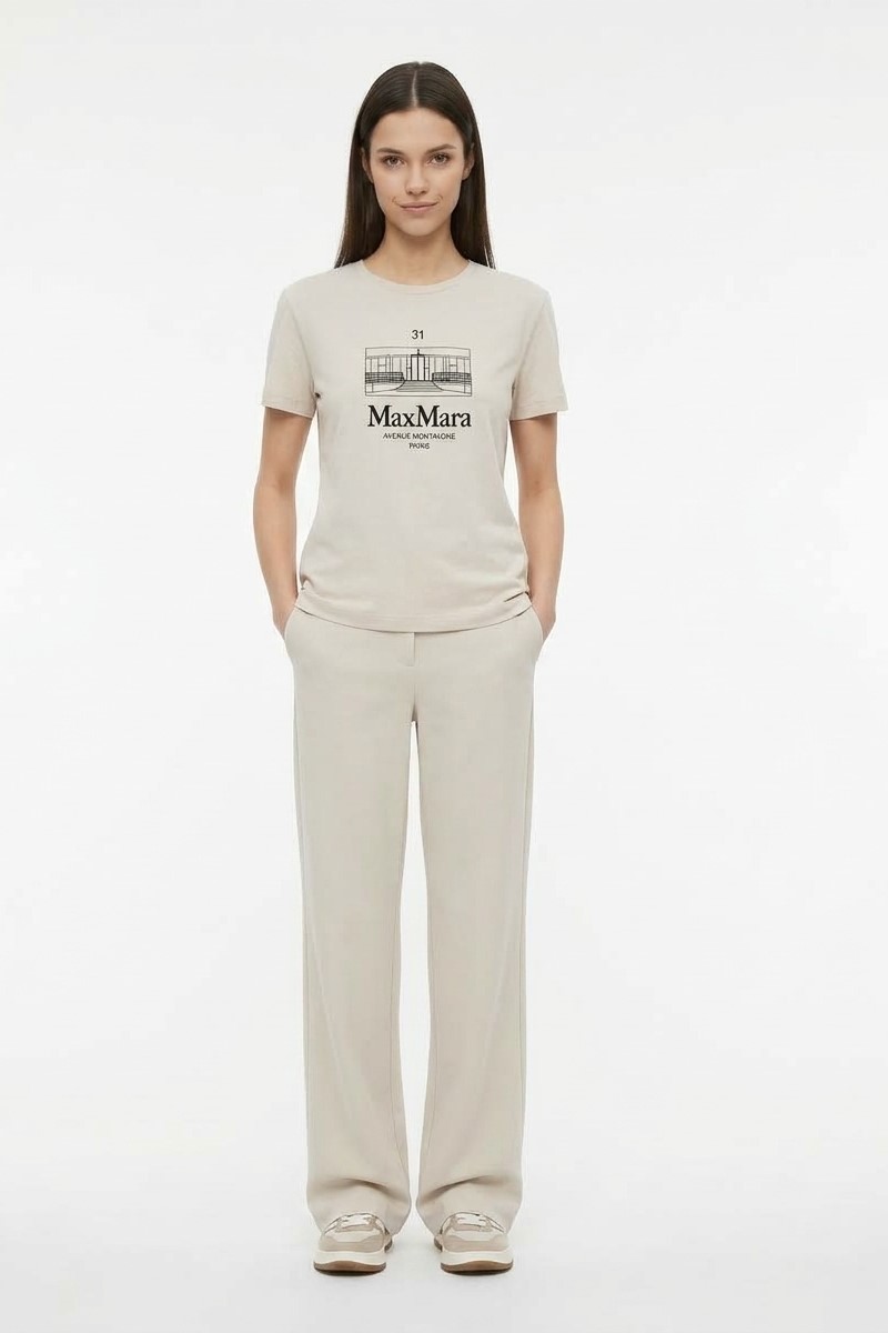Футболка светло-серая "26 MAXMARA  BELLA/001