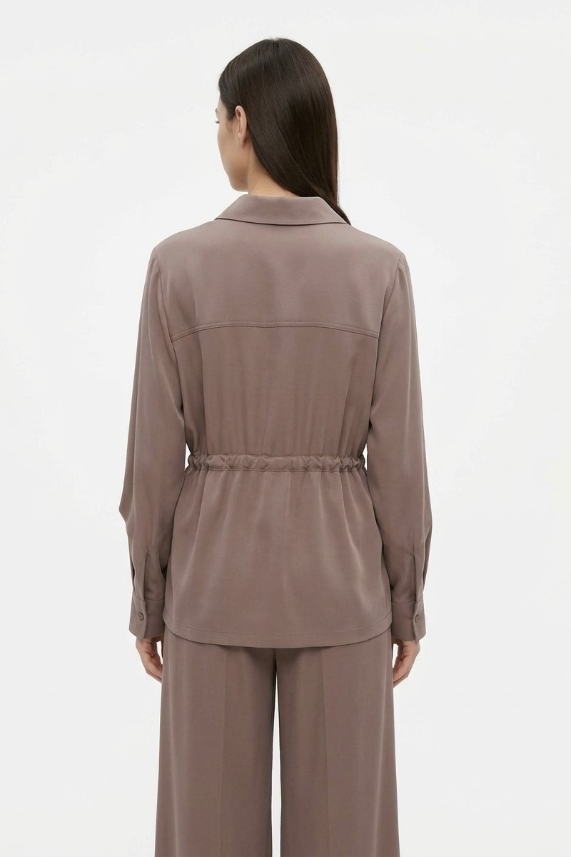 Жакет трикотажный коричневый "26 MAXMARA  PASSO