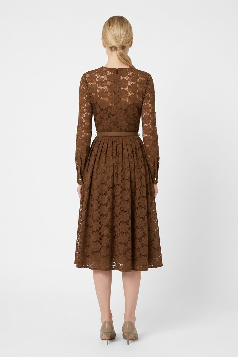 Платье кружевное миди "26 MAXMARA  AGRUME/002