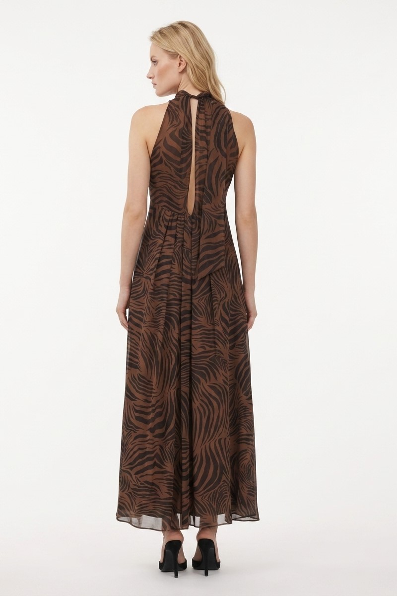 Платье шелковое с принтом "26 MAXMARA  SALICE