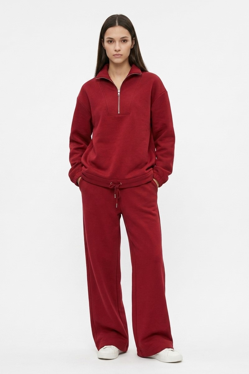Брюки трикотажные бордовые "26 MAXMARA  MAROSO/002