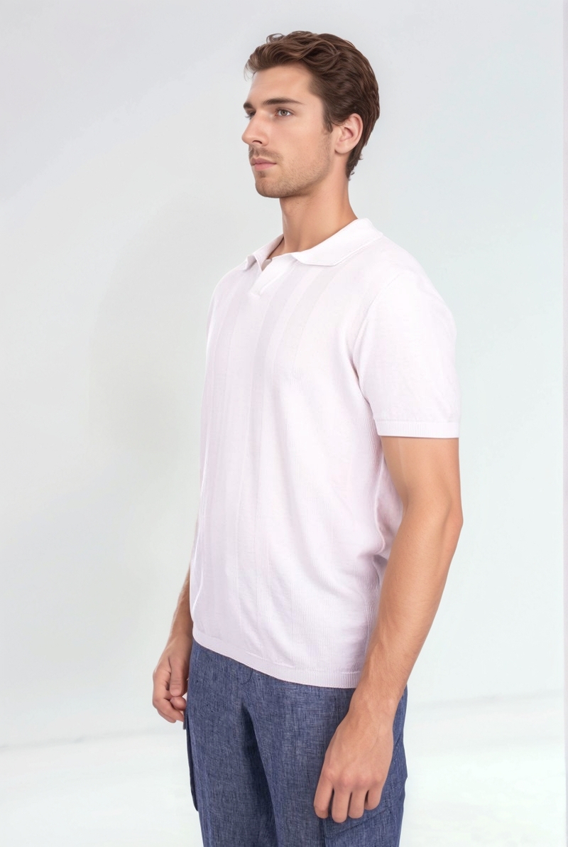 Футболка поло хлопок белая SS24 AT.P.CO A28484