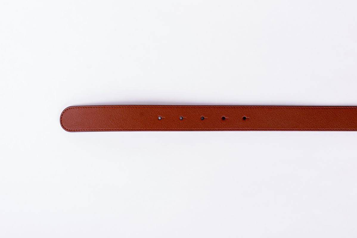 Ремень кожаный карамельный VLogo Signature SS25 VALENTINO 6W2T0SM3IY/WU2