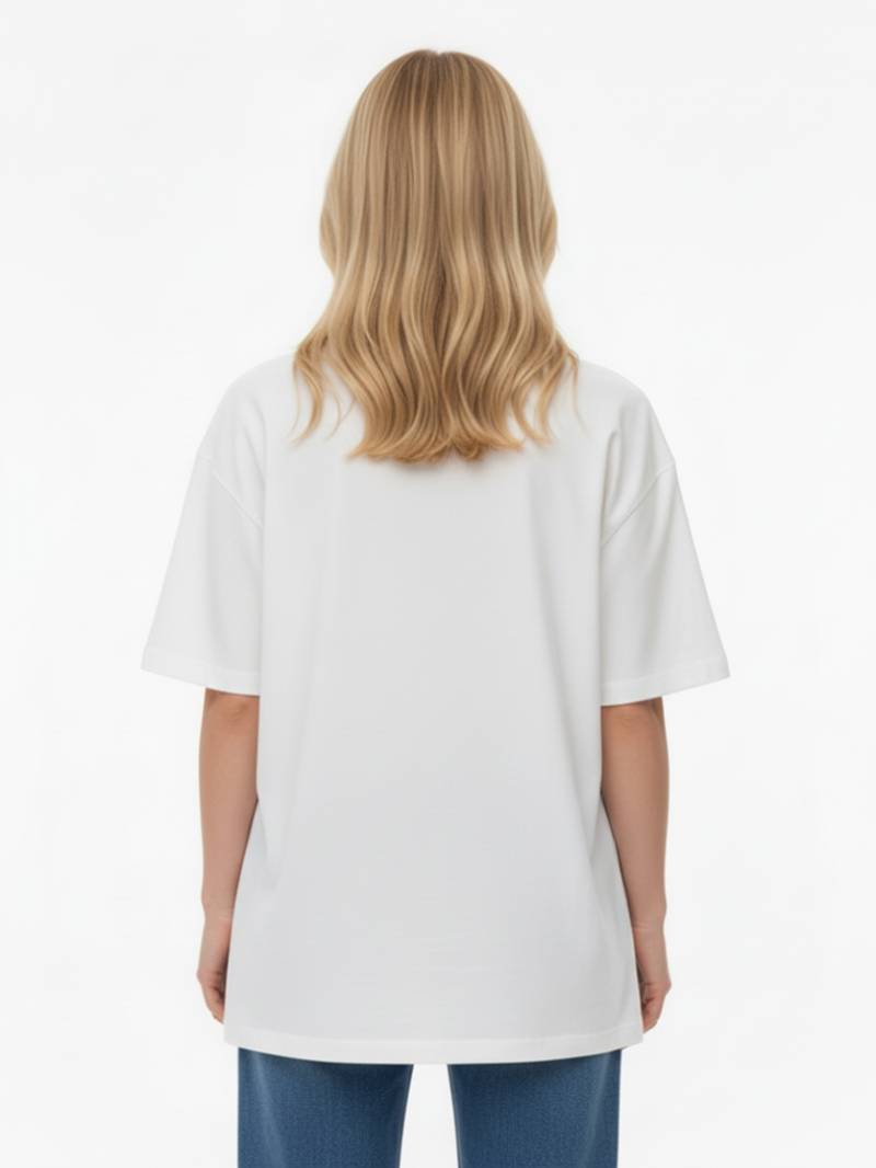 Хлопковая футболка белая с принтом SS26 ZIMMERMANN 7132TC26R