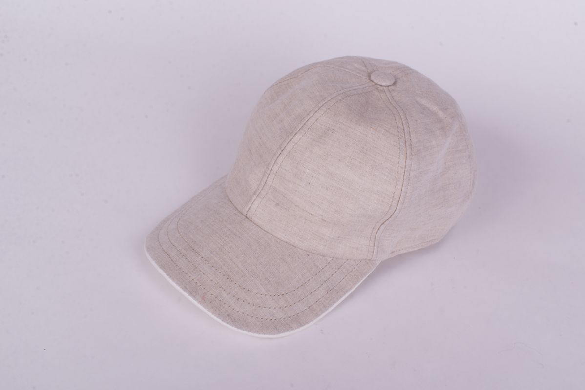 Бейсболка льняная бежевая SS26 FRADI LN5418