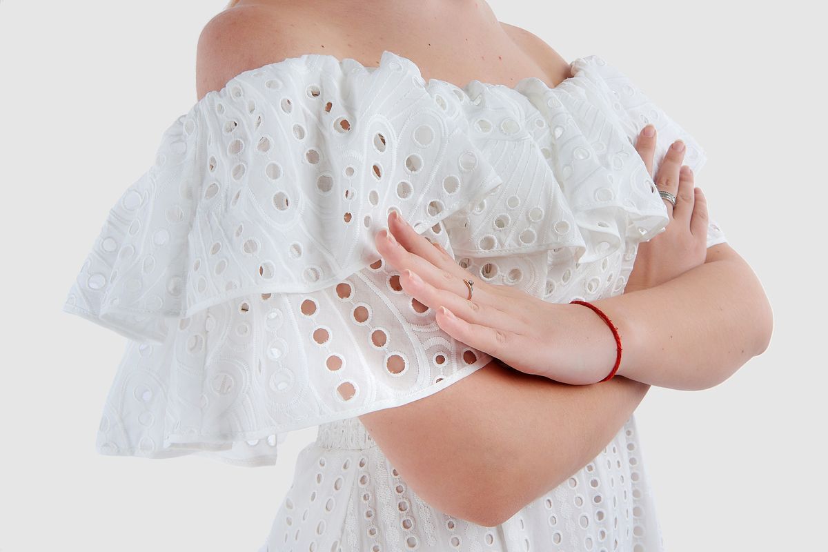 Хлопковое платье макси белое ISABELLA SS22 CHARO RUIZ IBIZA 223621/WHITE