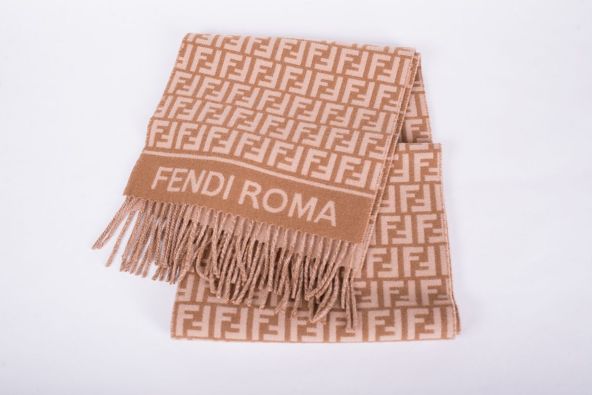 Шарф из шерсти и кашемира 25/26 FENDI FXT113 F0QB8