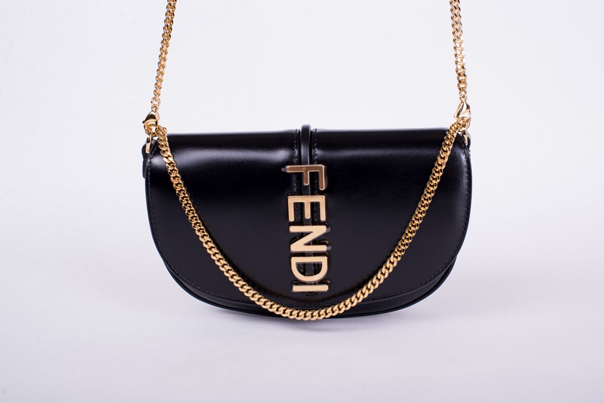 Сумка мини Portafoglio черная 25/26 FENDI 8M0529