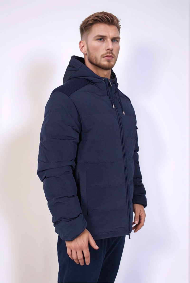 Куртка комбинированная с капюшоном синяя 25/26 PANICALE U371067CA