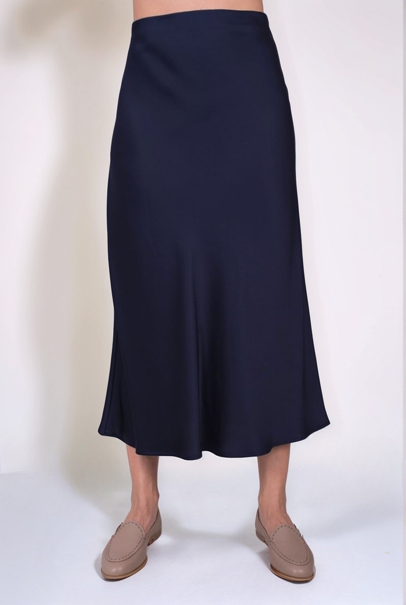 Юбка миди темно-синяя 25/26 LE TRICOT PERUGIA 66075