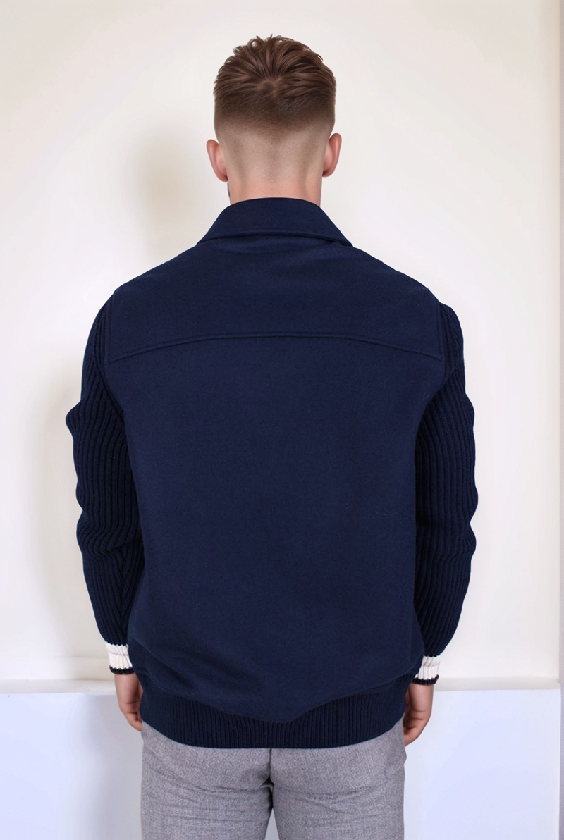 Куртка шерстяная синяя 25/26 PANICALE U371024GZ