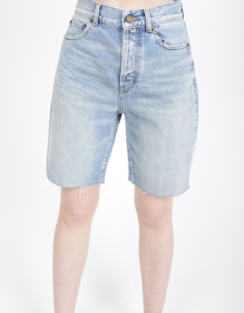 Шорты джинсовые SS21 SAINT LAURENT 644079-YS862-4986