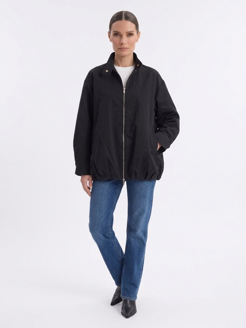 Куртка-баллон черный SS26 La Piscine LS261WO010 999