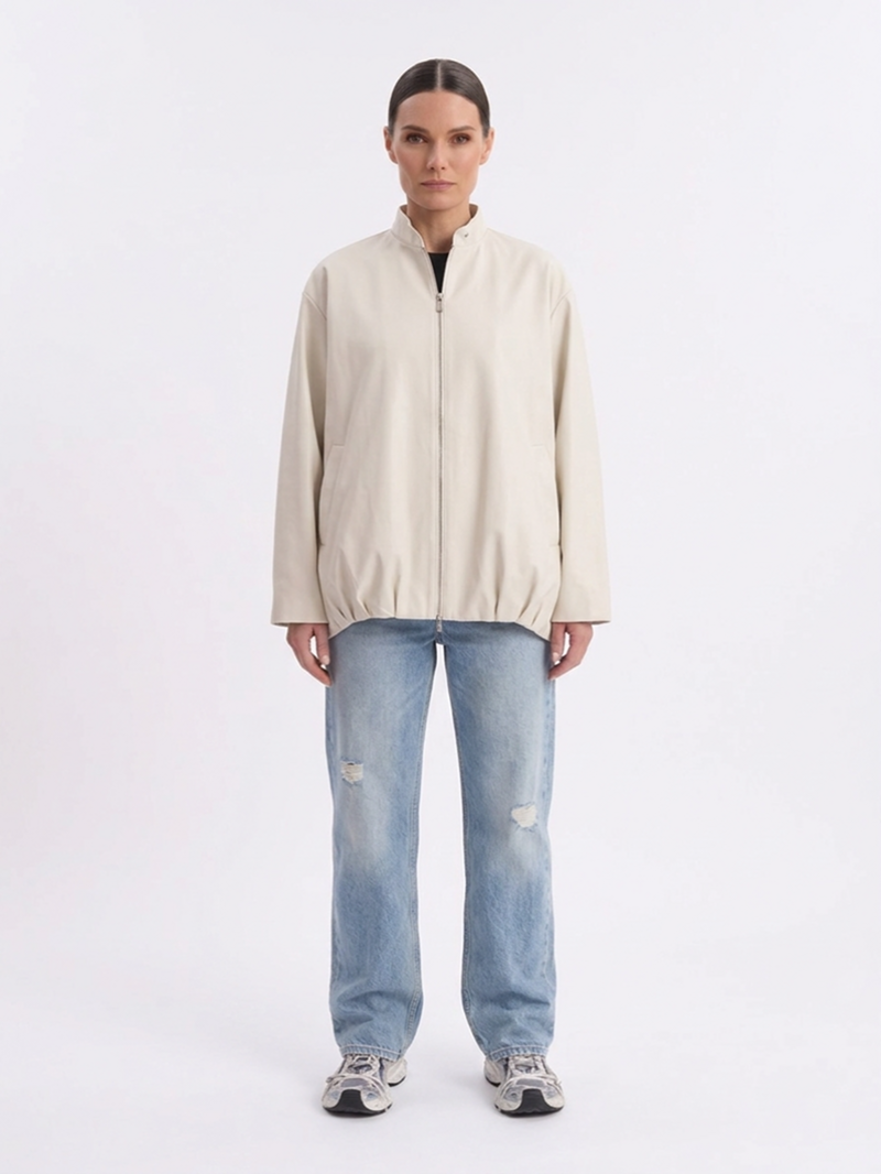 Куртка-баллон бежевый SS26 La Piscine LS261WO010 006