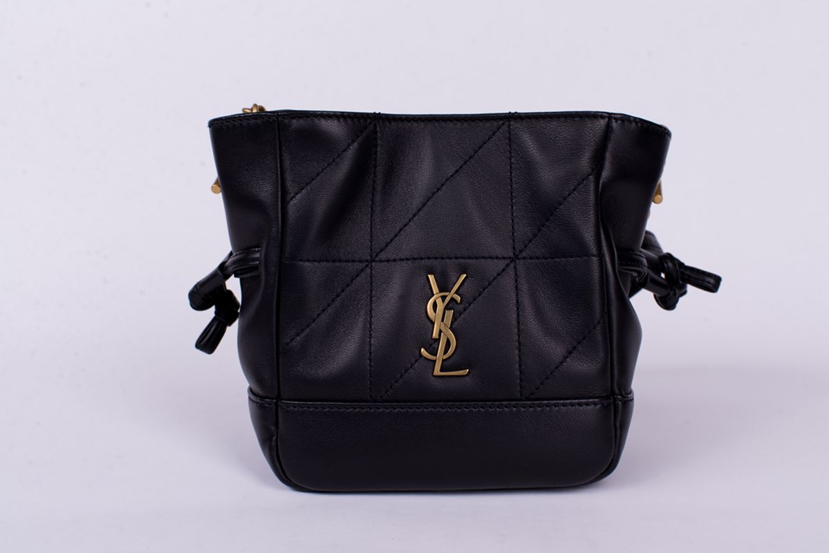 Сумка стеганая черная Jamie SS26 SAINT LAURENT 859174AAB32