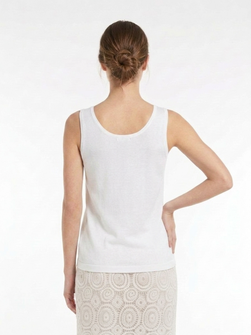 Топ вискоза экрю SS26 LE TRICOT PERUGIA 66006 6094 3020
