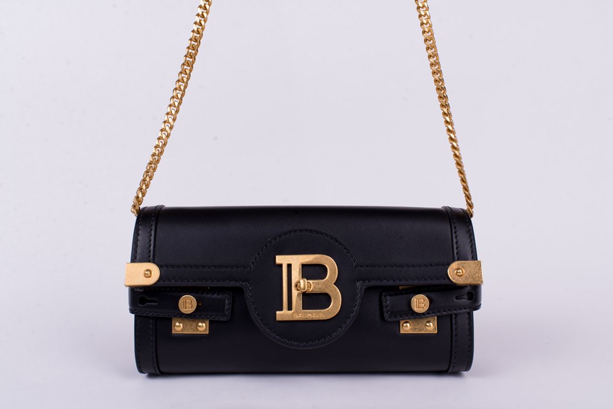Сумка B-Buzz 23 черная SS26 BALMAIN GN1LE596 LAVE