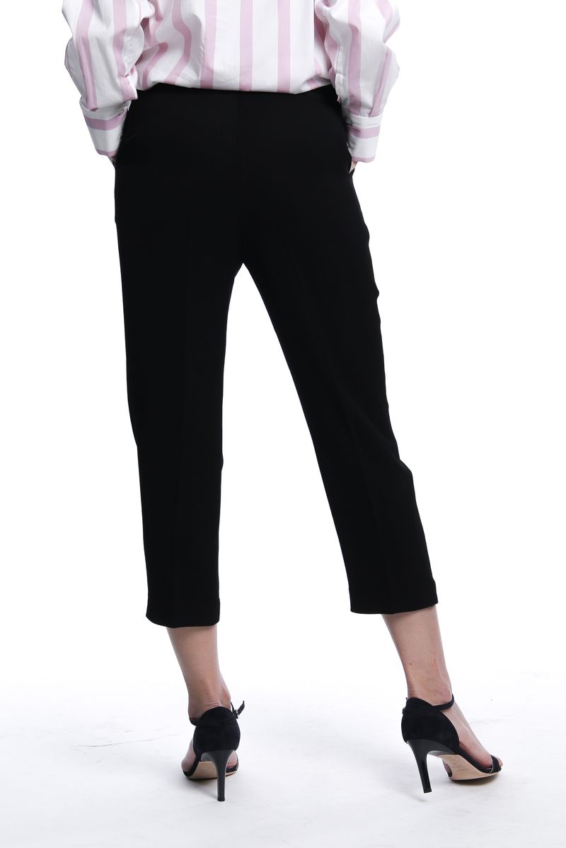 Брюки укороченные черные Acne Studios Imber Flu Suit Black