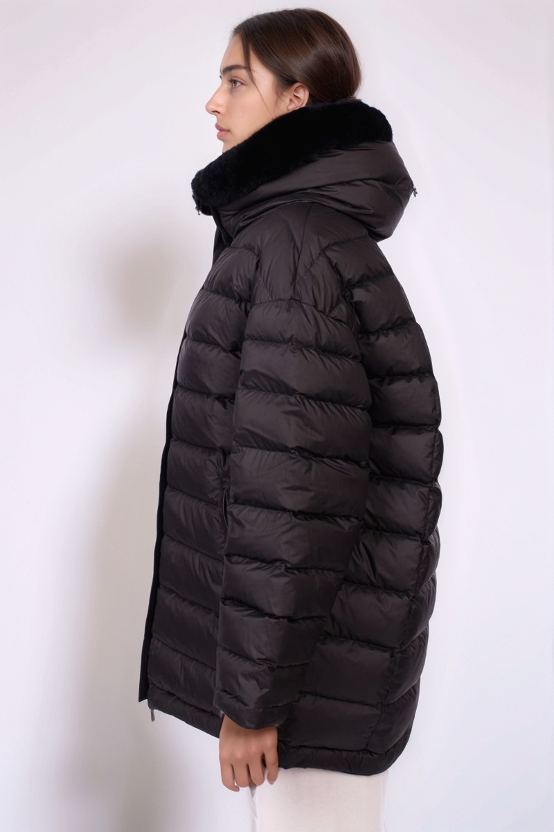 Куртка пуховая двухсторонняя  черная  24/25 DIEGO M  24IM-Z717/999