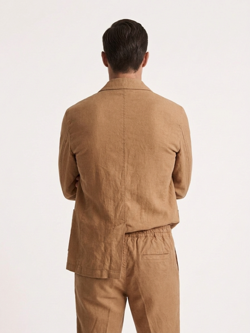 Пиджак льняной кэмел SS26 FRADI LN5429/46