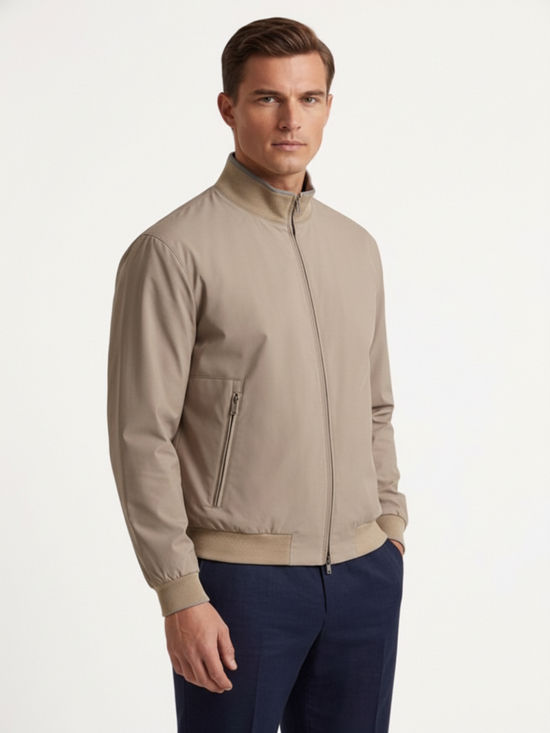 Куртка-бомбер бежевая SS26 FRADI TN5470