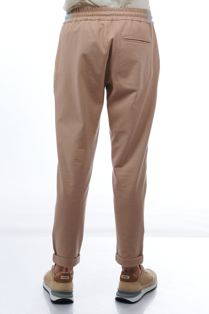 Брюки хлопковые бежевые на кулиске 23/24 PANICALE U331148PA