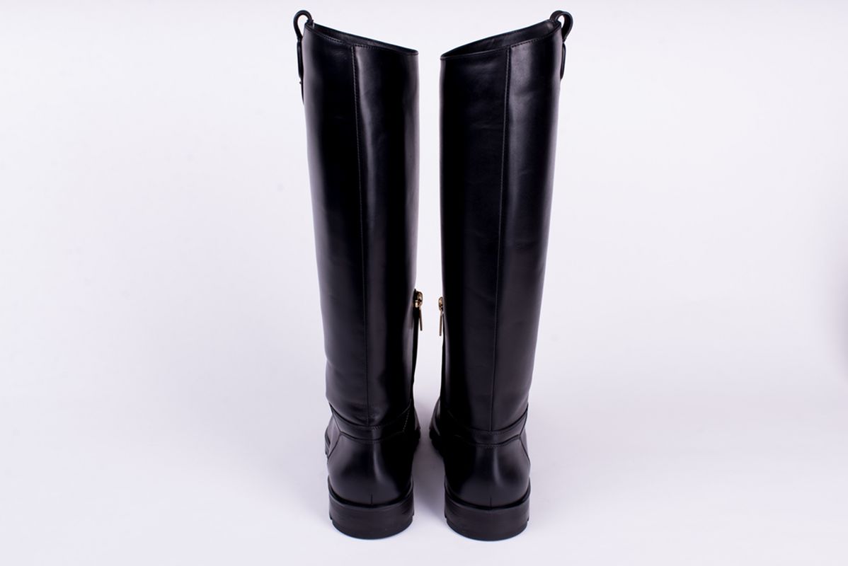 Сапоги кожаные BESS черные 25/26 SANTONI WSDG71713SMRHVRFN01