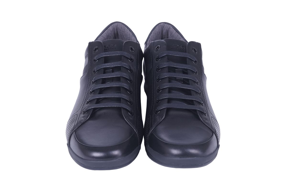 Кроссовки Saturn Lowp lux4 черные SS21 HUGO BOSS 50401835