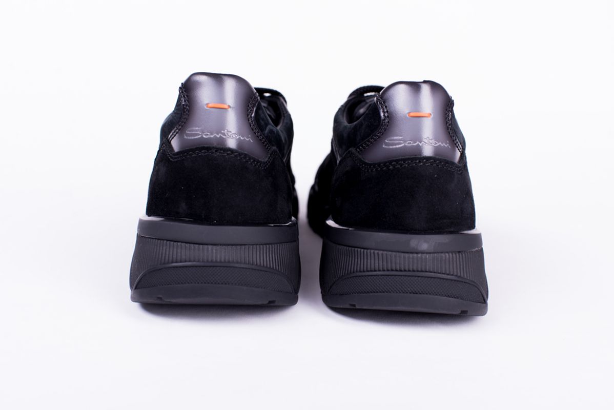 Кожаные кроссовки Innova черные 25/26 SANTONI MBIG22112NERTKOHN01