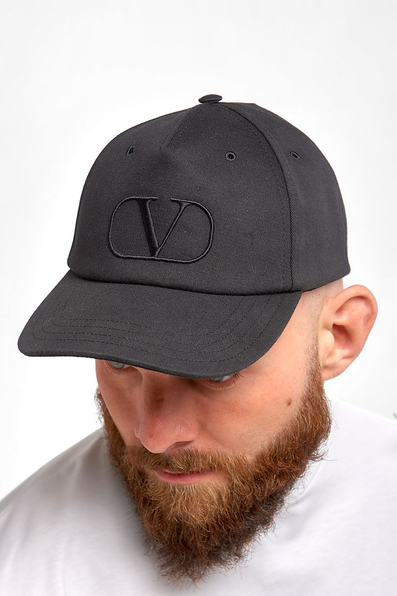 Бейсболка черная лого SS22 VALENTINO XY2HDA10BDL