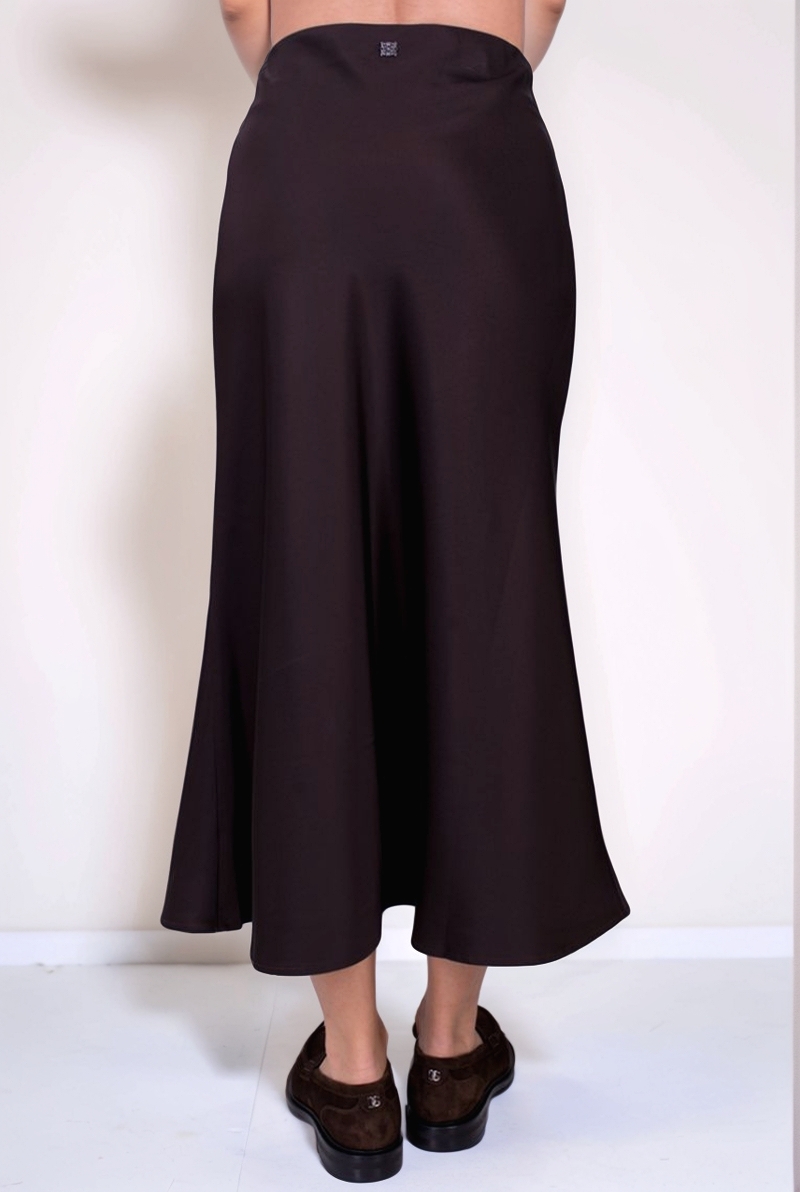 Юбка макси темно-коричневая 25/26 PANICALE D371188GO