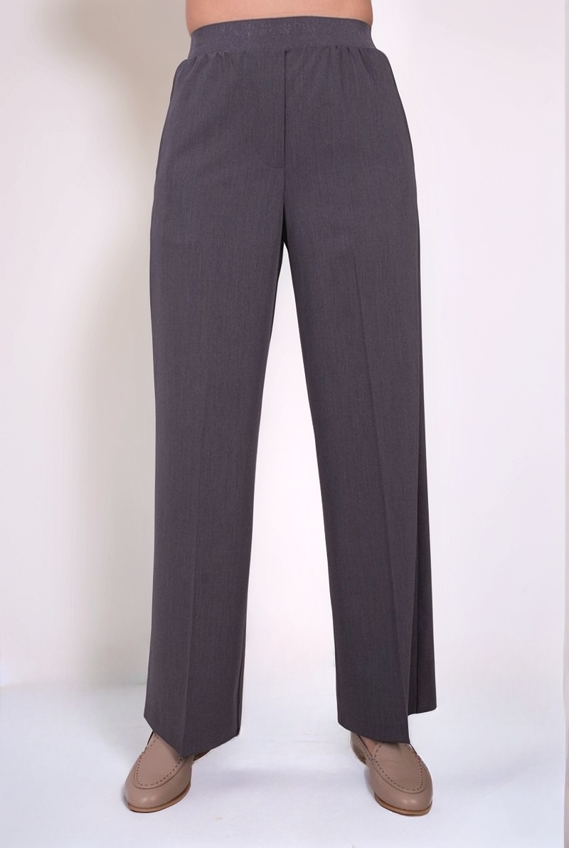 Брюки серые  свободного кроя 25/26 LE TRICOT PERUGIA 76808