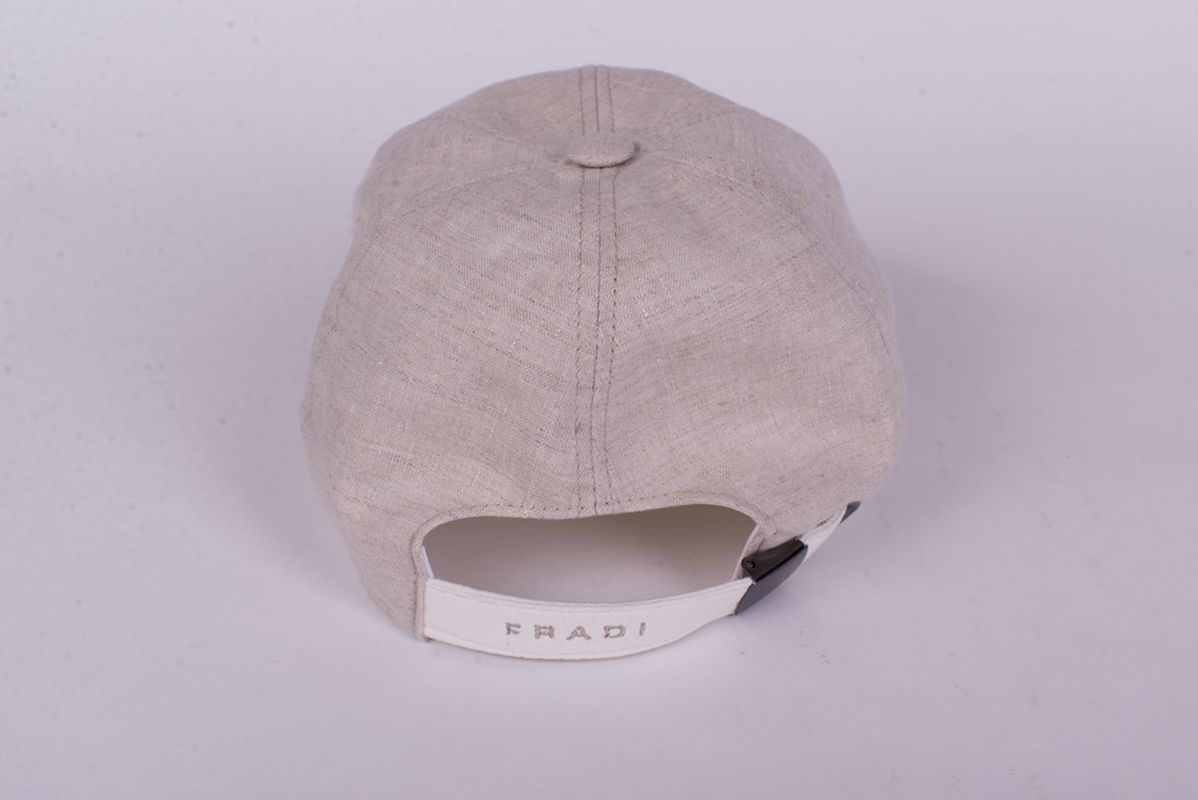 Бейсболка льняная бежевая SS26 FRADI LN5418