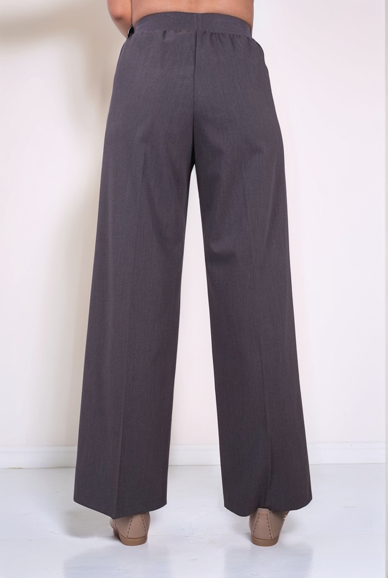 Брюки серые  свободного кроя 25/26 LE TRICOT PERUGIA 76808