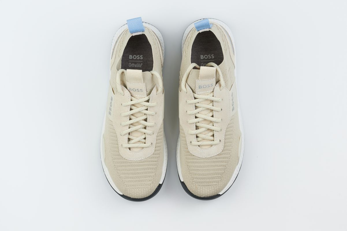 Кроссовки текстиль бежевыеTitanium_Runn SS23 HUGO BOSS 50470596 134