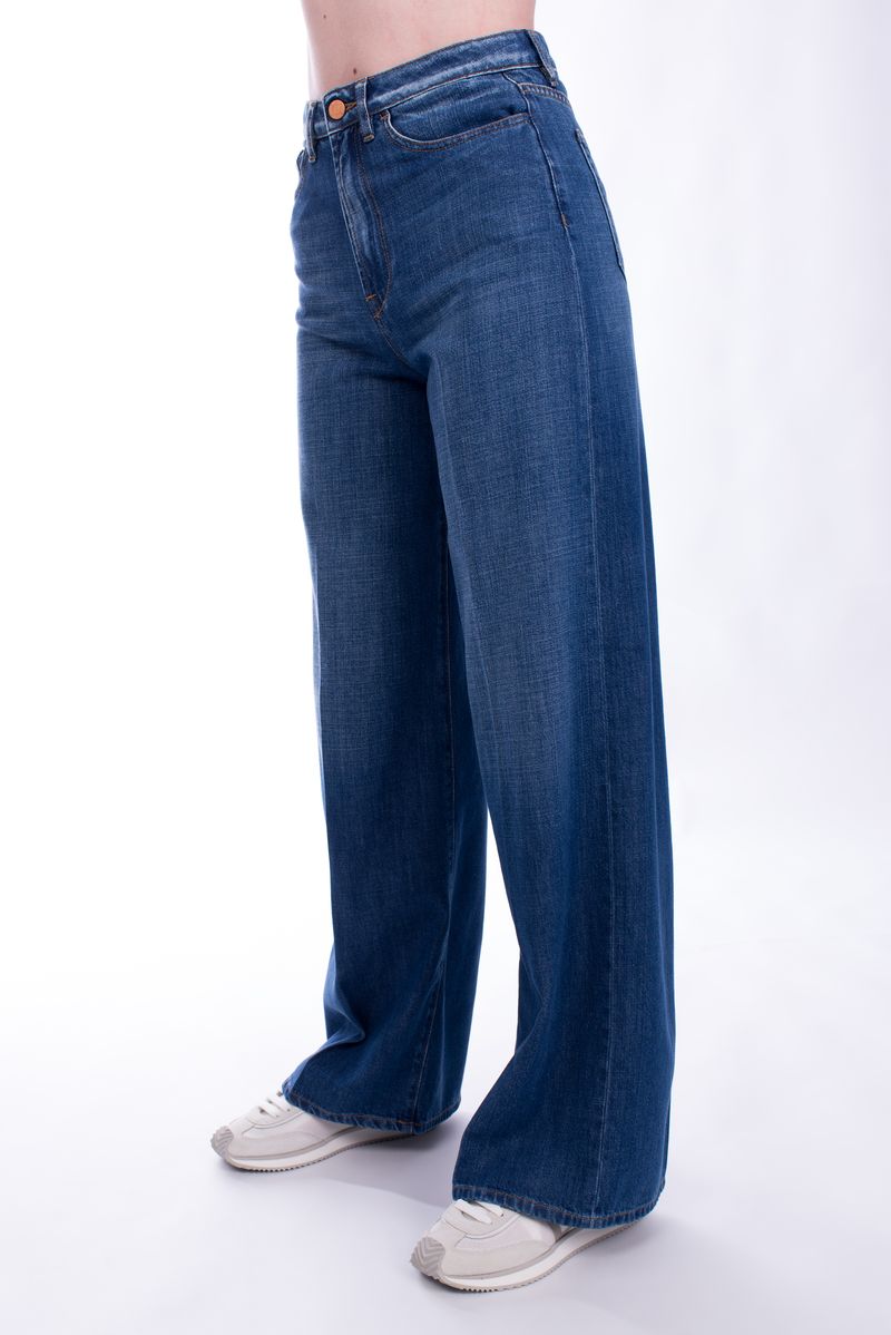 Джинсы синие широкие SS25 3x1 FLIP JEAN 31-W43054-DR1142