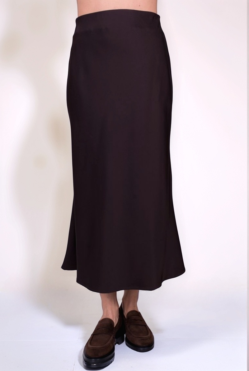 Юбка макси темно-коричневая 25/26 PANICALE D371188GO