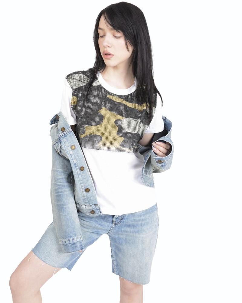 Шорты джинсовые SS21 SAINT LAURENT 644079-YS862-4986