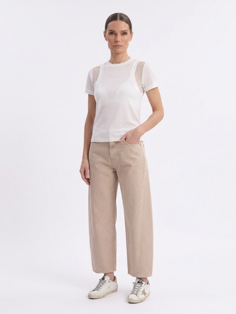 Джинсы свободного кроя SS26 La Piscine LS261WP003