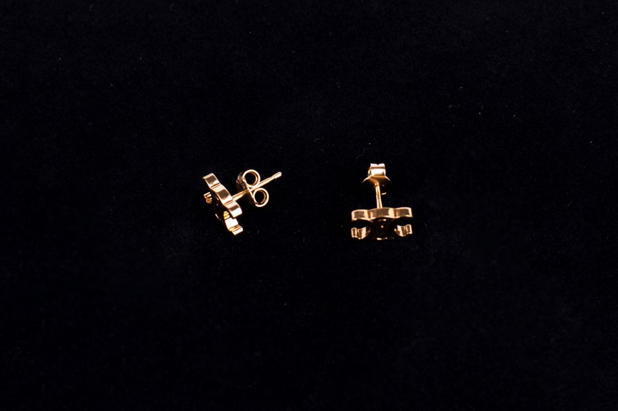 Серьги-пусеты из латуни SS26 Céline 461CYGBRA.35OR