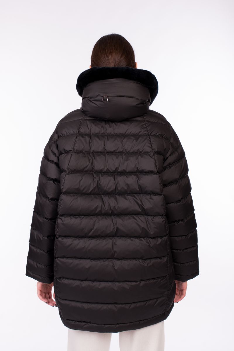Куртка пуховая двухсторонняя  черная  24/25 DIEGO M  24IM-Z717/999