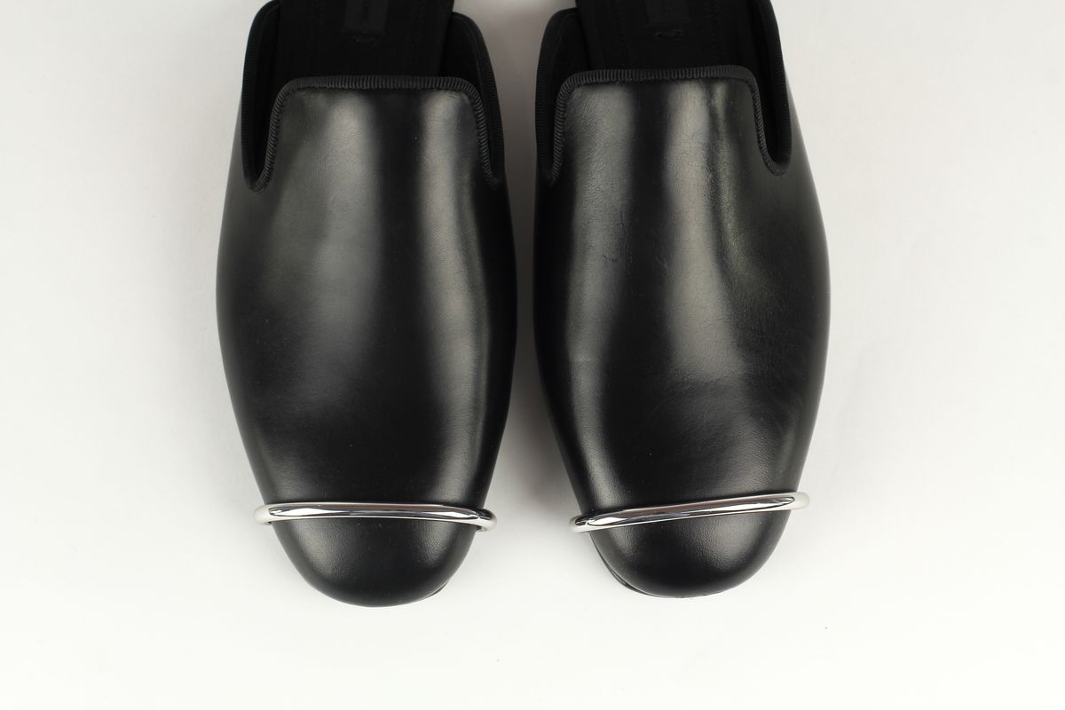 Мюли с металлической деталью на носке "18 ALEXANDER WANG 3099F0080L